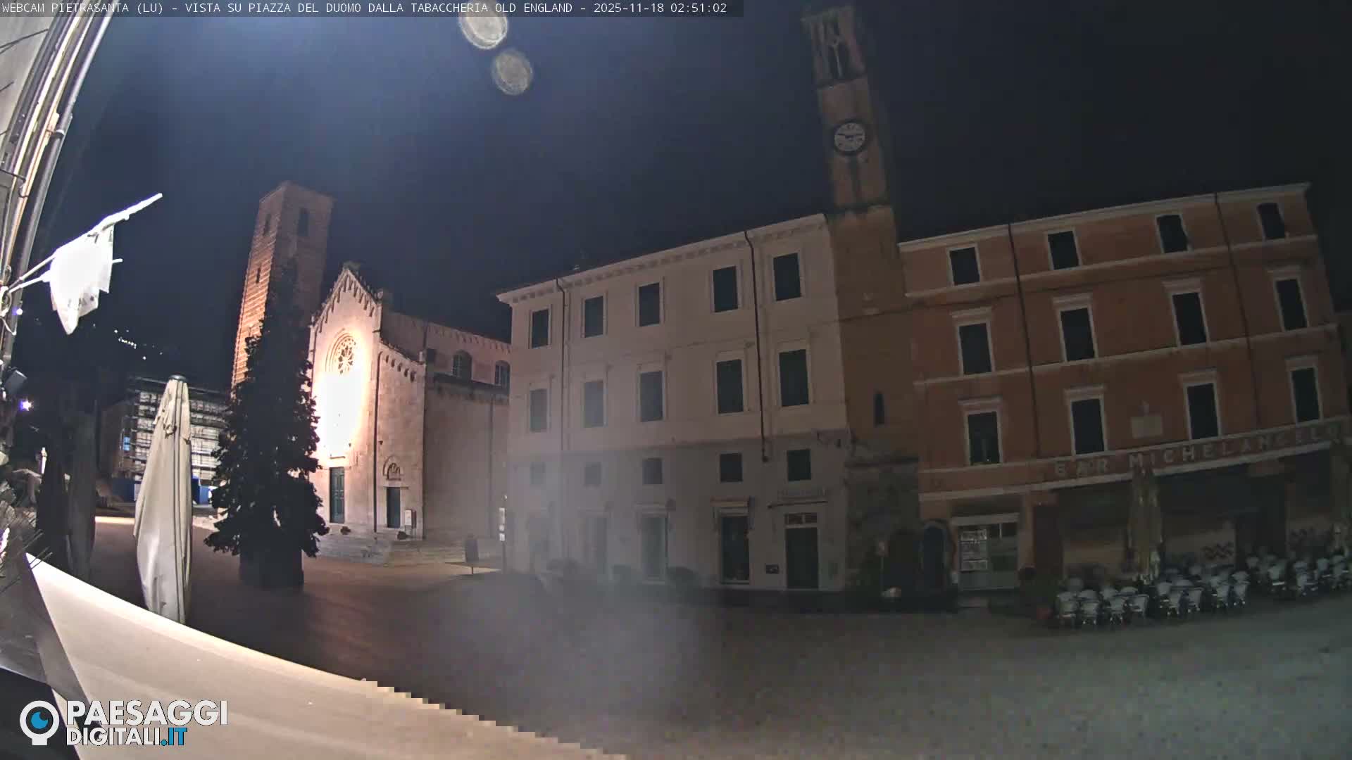Pietrasanta Piazza del Duomo (Dome's Square) Live Cam - Lucca, Tuscany, Italy