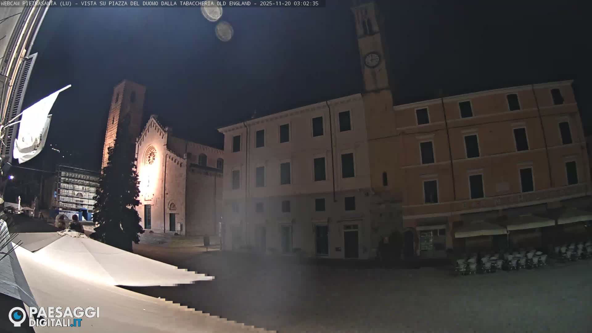 Pietrasanta Piazza del Duomo (Dome's Square) Live Cam - Lucca, Tuscany, Italy