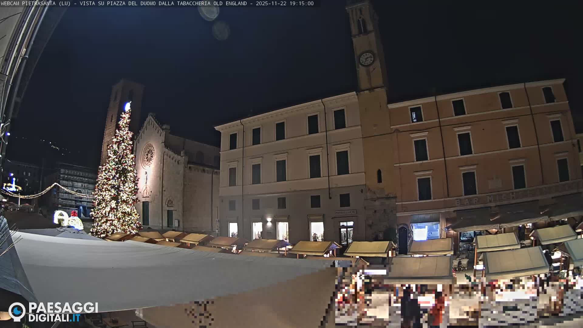 Pietrasanta Piazza del Duomo (Dome's Square) Live Cam - Lucca, Tuscany, Italy