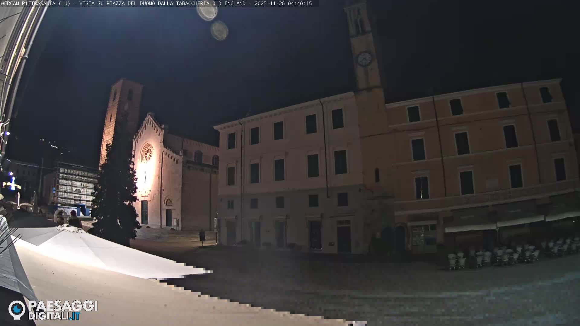 Pietrasanta Piazza del Duomo (Dome's Square) Live Cam - Lucca, Tuscany, Italy