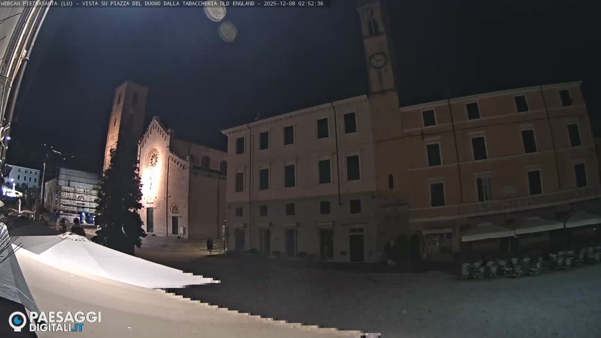 Pietrasanta Piazza del Duomo (Dome's Square) Live Cam - Lucca, Tuscany, Italy
