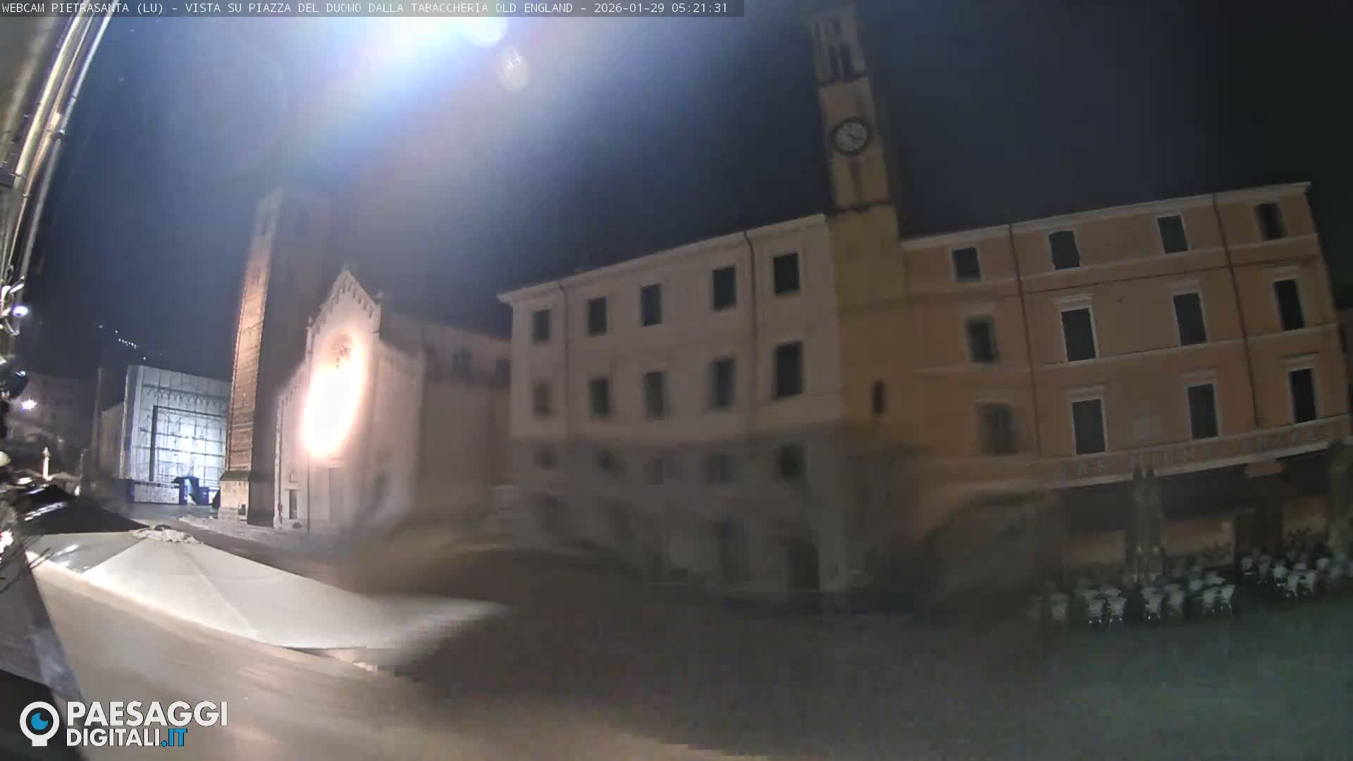 Pietrasanta Piazza del Duomo (Dome's Square) Live Cam - Lucca, Tuscany, Italy