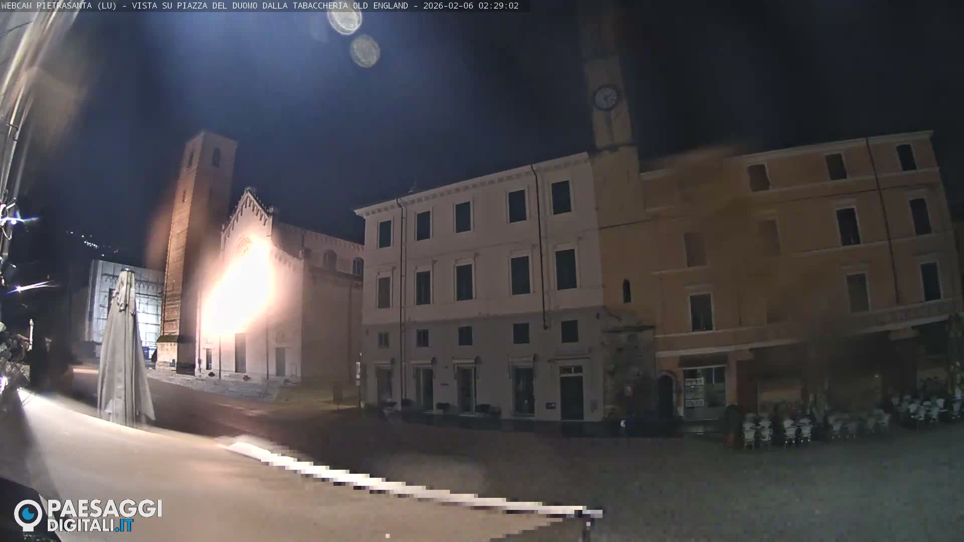 Pietrasanta Piazza del Duomo (Dome's Square) Live Cam - Lucca, Tuscany, Italy