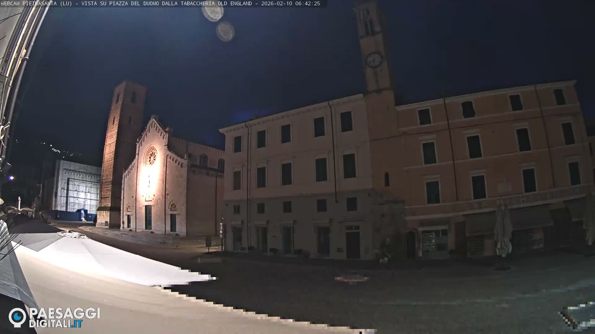 Pietrasanta Piazza del Duomo (Dome's Square) Live Cam - Lucca, Tuscany, Italy