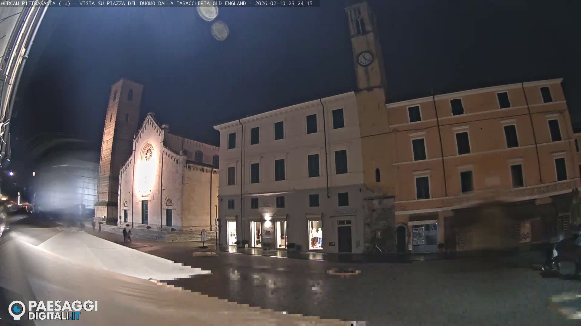 Pietrasanta Piazza del Duomo (Dome's Square) Live Cam - Lucca, Tuscany, Italy