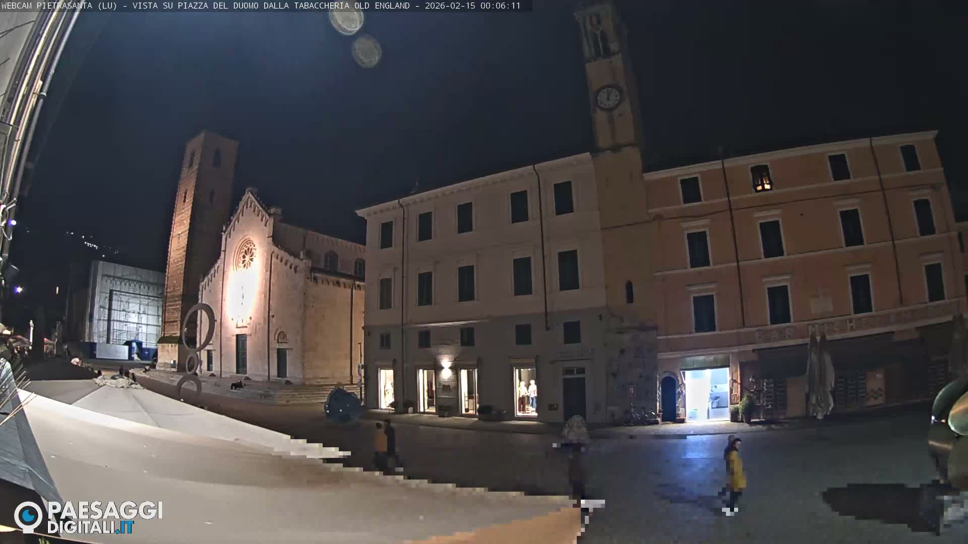 Pietrasanta Piazza del Duomo (Dome's Square) Live Cam - Lucca, Tuscany, Italy