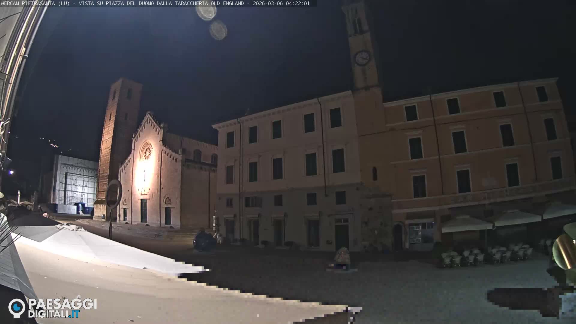 Pietrasanta Piazza del Duomo (Dome's Square) Live Cam - Lucca, Tuscany, Italy