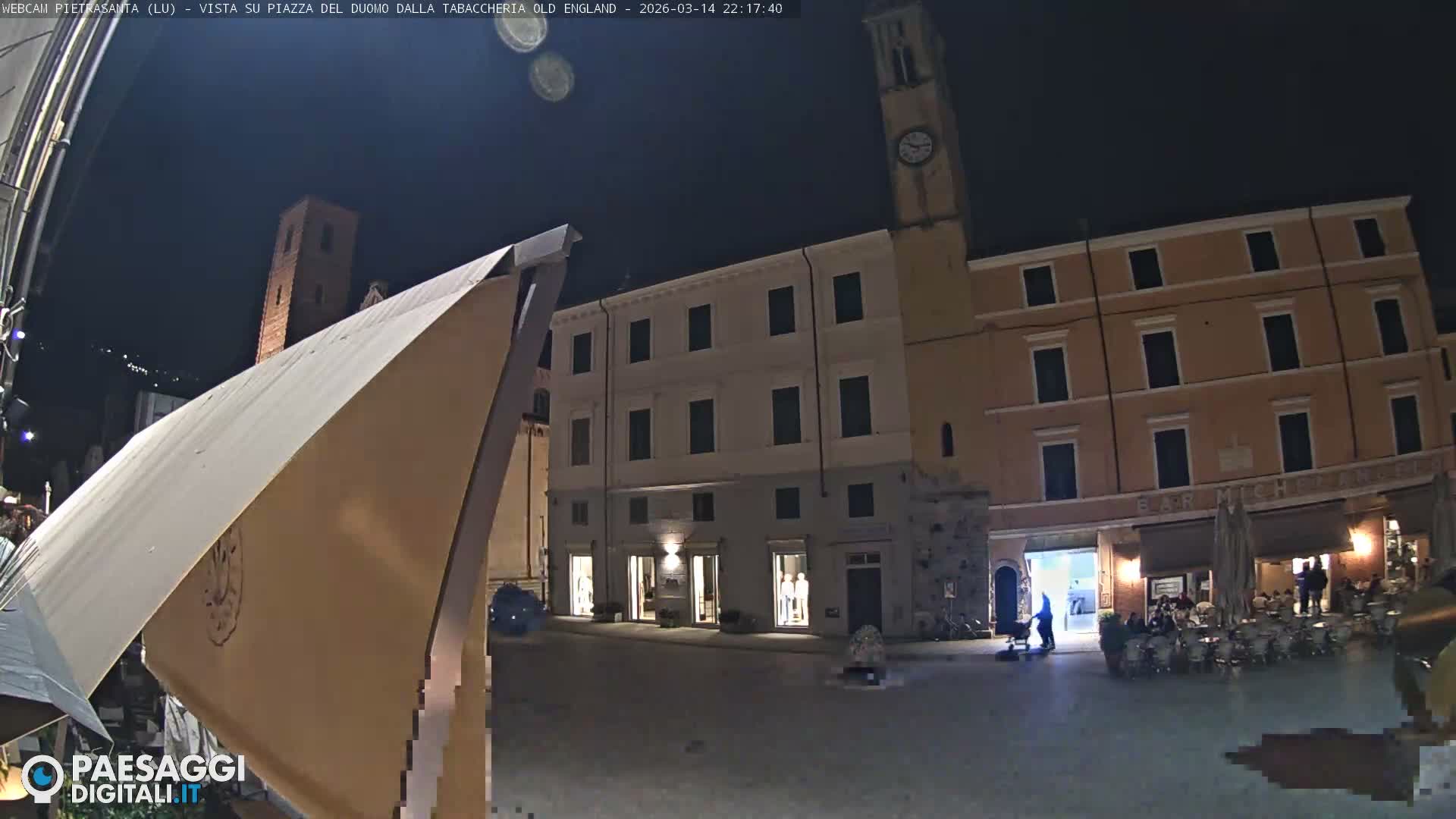 Pietrasanta Piazza del Duomo (Dome's Square) Live Cam - Lucca, Tuscany, Italy