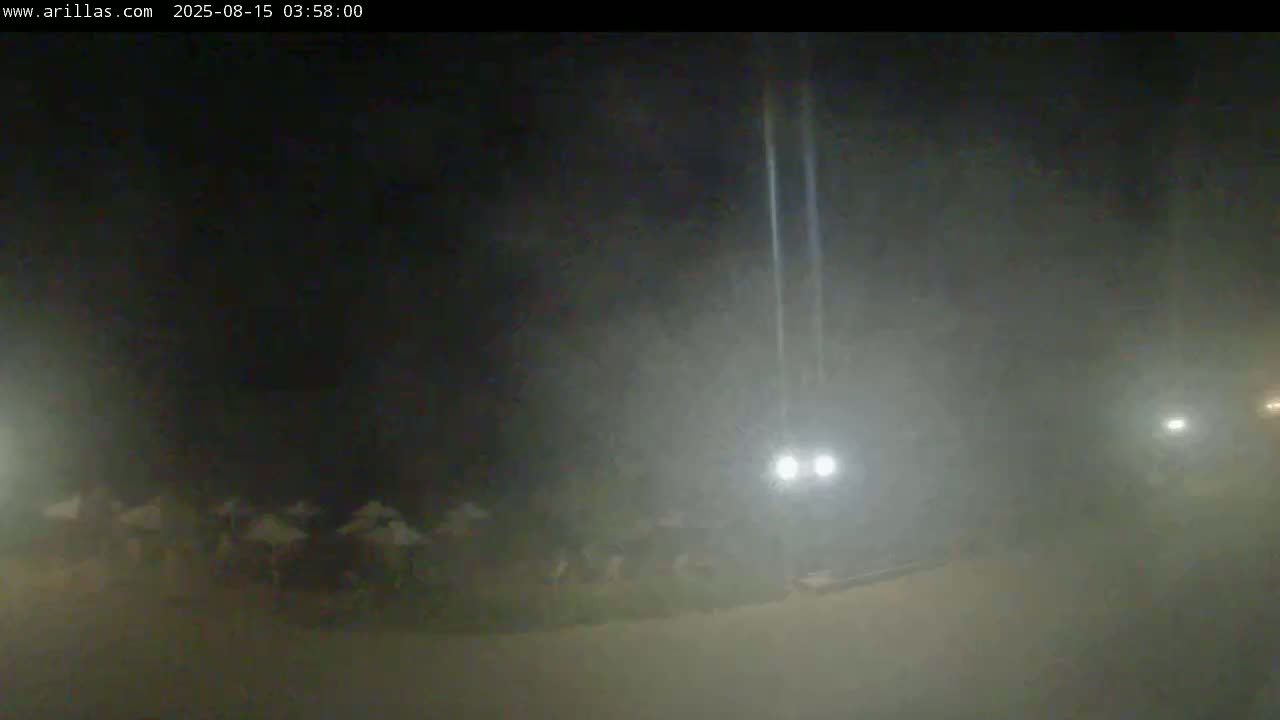 Corfu, Paralia Arillas Beach Live Cam - Arillas Agiou Georgiou, North Corfu (Vóreia Kérkyra), Corfu (Kérkyra), Ionian Islands (Periféreia Ioníon Níson), Greece
