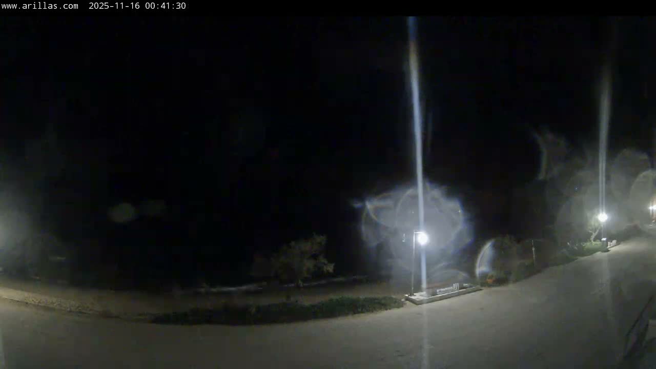 Corfu, Paralia Arillas Beach Live Cam - Arillas Agiou Georgiou, North Corfu (Vóreia Kérkyra), Corfu (Kérkyra), Ionian Islands (Periféreia Ioníon Níson), Greece