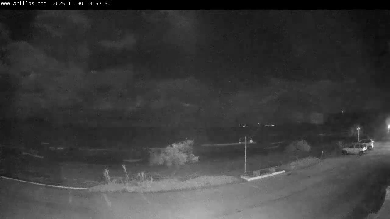 Corfu, Paralia Arillas Beach Live Cam - Arillas Agiou Georgiou, North Corfu (Vóreia Kérkyra), Corfu (Kérkyra), Ionian Islands (Periféreia Ioníon Níson), Greece