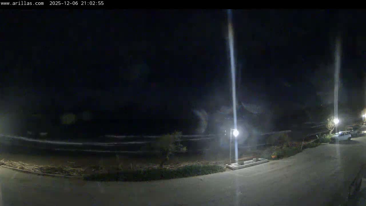 Corfu, Paralia Arillas Beach Live Cam - Arillas Agiou Georgiou, North Corfu (Vóreia Kérkyra), Corfu (Kérkyra), Ionian Islands (Periféreia Ioníon Níson), Greece