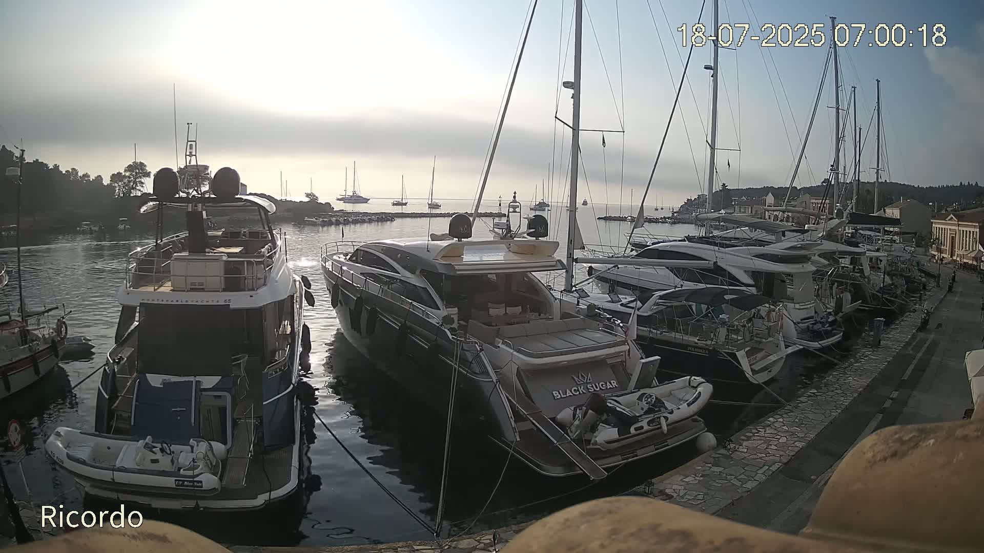 Paxos, Gaios Marina Live Cam - Gaios,Paxos (Paxoí), Ionian Islands (Periféreia Ioníon Níson), Greece
