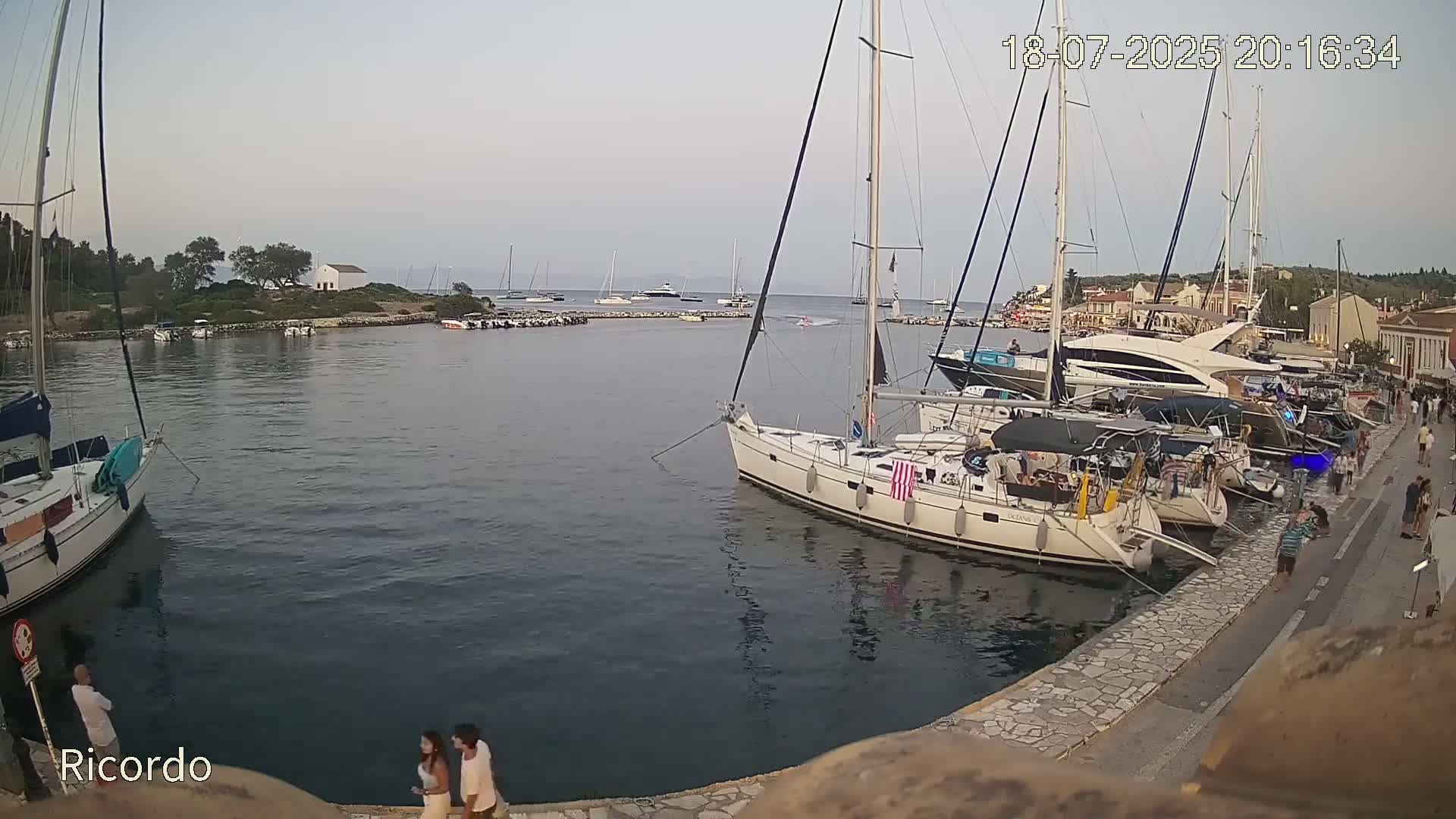 Paxos, Gaios Marina Live Cam - Gaios,Paxos (Paxoí), Ionian Islands (Periféreia Ioníon Níson), Greece
