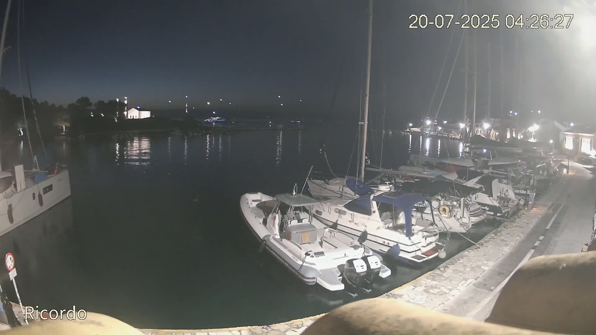 Paxos, Gaios Marina Live Cam - Gaios,Paxos (Paxoí), Ionian Islands (Periféreia Ioníon Níson), Greece
