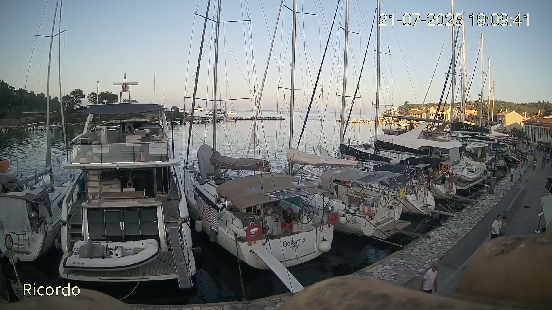 Paxos, Gaios Marina Live Cam - Gaios,Paxos (Paxoí), Ionian Islands (Periféreia Ioníon Níson), Greece