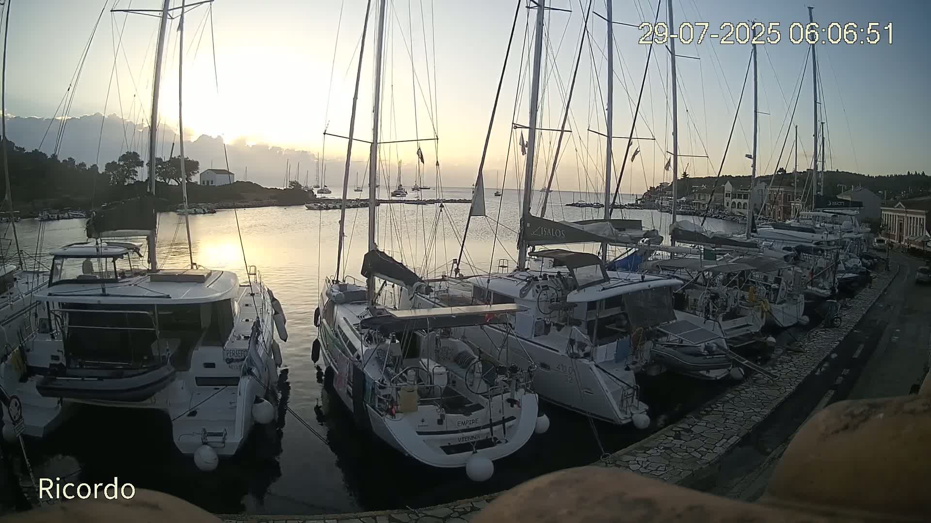 Paxos, Gaios Marina Live Cam - Gaios,Paxos (Paxoí), Ionian Islands (Periféreia Ioníon Níson), Greece