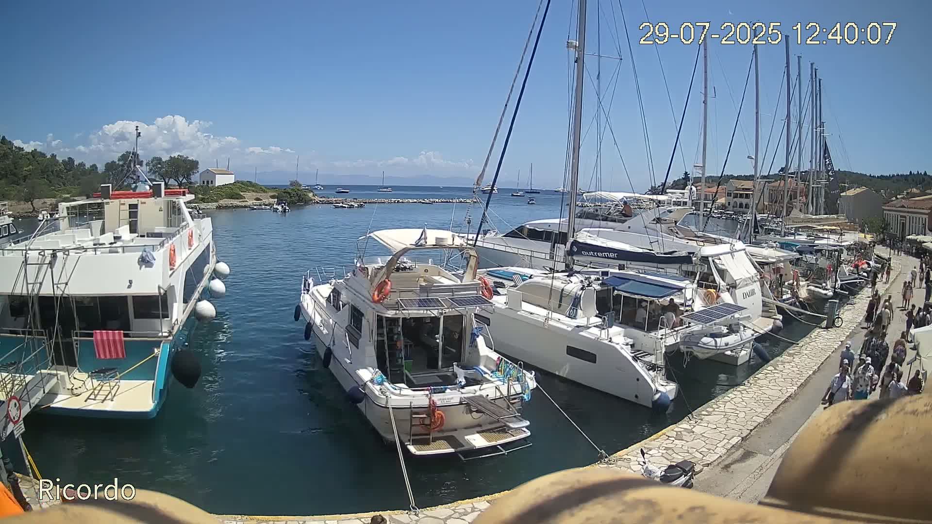 Paxos, Gaios Marina Live Cam - Gaios,Paxos (Paxoí), Ionian Islands (Periféreia Ioníon Níson), Greece
