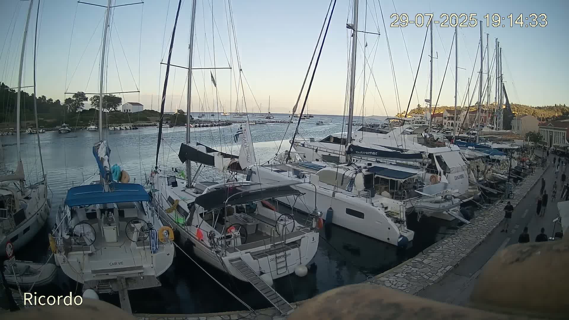 Paxos, Gaios Marina Live Cam - Gaios,Paxos (Paxoí), Ionian Islands (Periféreia Ioníon Níson), Greece