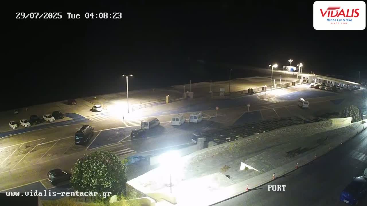 Tinos Port Live Cam - Tinos, Cyclades, South Aegean (Periféreia Notíou Aigaíou), Greece