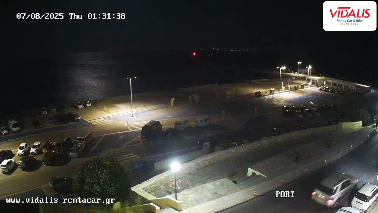 Tinos Port Live Cam - Tinos, Cyclades, South Aegean (Periféreia Notíou Aigaíou), Greece