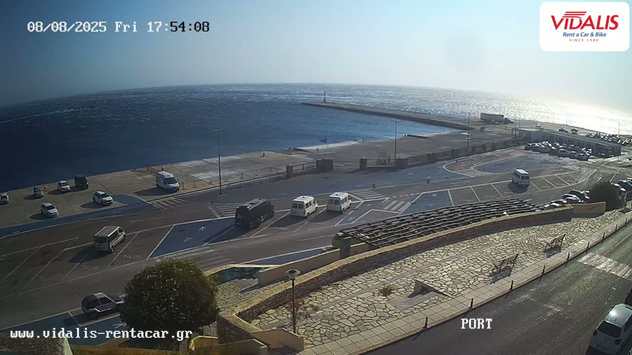 Tinos Port Live Cam - Tinos, Cyclades, South Aegean (Periféreia Notíou Aigaíou), Greece