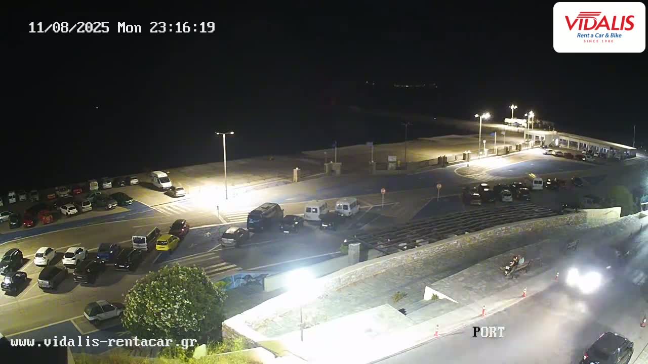 Tinos Port Live Cam - Tinos, Cyclades, South Aegean (Periféreia Notíou Aigaíou), Greece