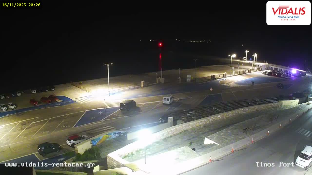 Tinos Port Live Cam - Tinos, Cyclades, South Aegean (Periféreia Notíou Aigaíou), Greece