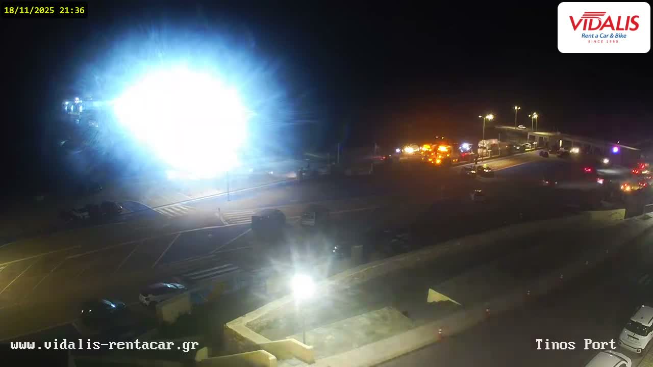 Tinos Port Live Cam - Tinos, Cyclades, South Aegean (Periféreia Notíou Aigaíou), Greece