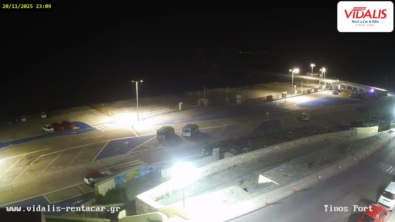 Tinos Port Live Cam - Tinos, Cyclades, South Aegean (Periféreia Notíou Aigaíou), Greece