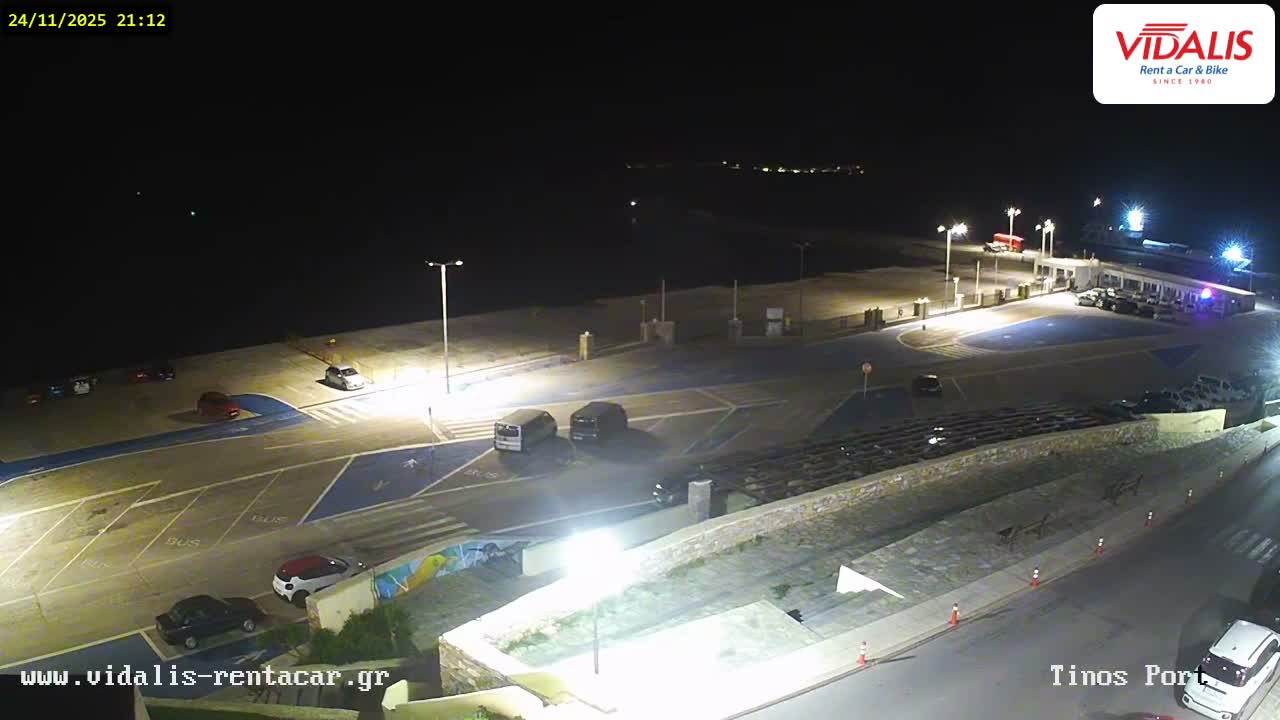 Tinos Port Live Cam - Tinos, Cyclades, South Aegean (Periféreia Notíou Aigaíou), Greece