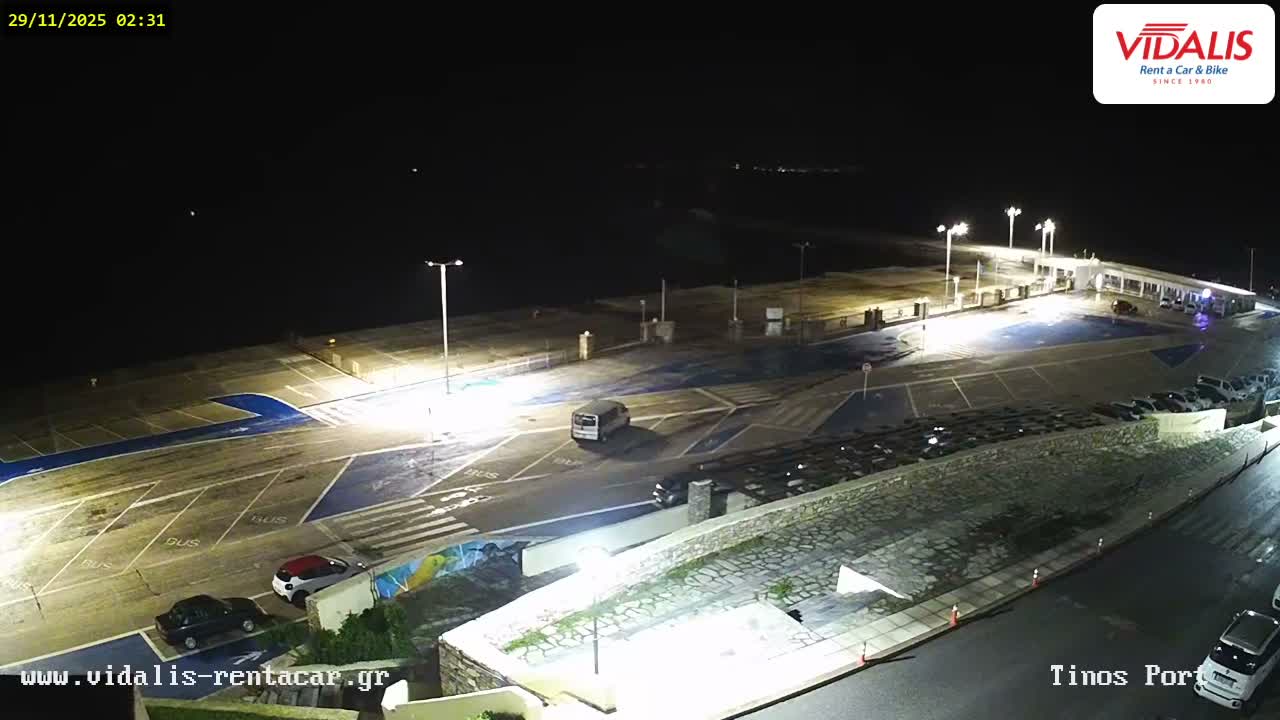 Tinos Port Live Cam - Tinos, Cyclades, South Aegean (Periféreia Notíou Aigaíou), Greece