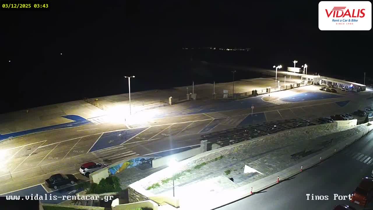 Tinos Port Live Cam - Tinos, Cyclades, South Aegean (Periféreia Notíou Aigaíou), Greece