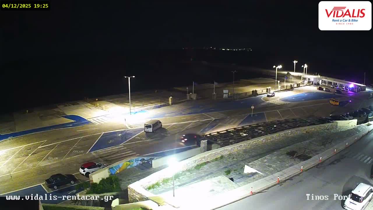 Tinos Port Live Cam - Tinos, Cyclades, South Aegean (Periféreia Notíou Aigaíou), Greece