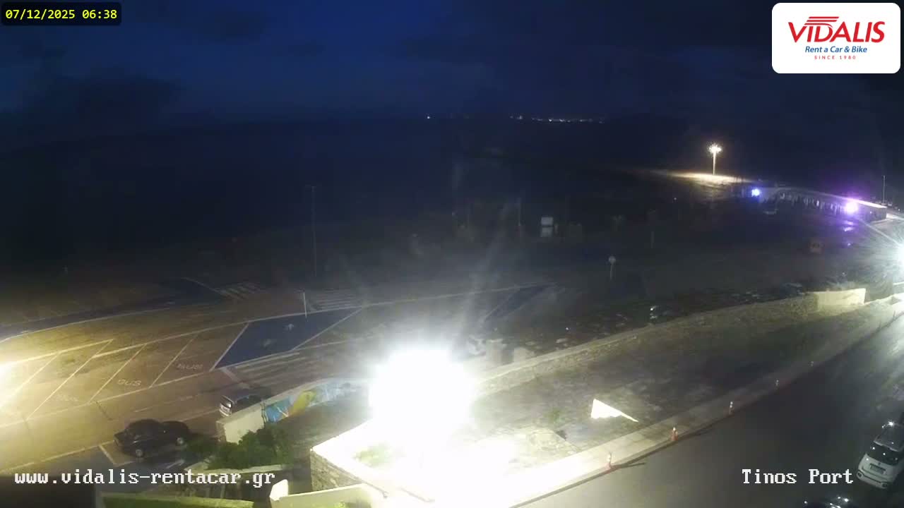 Tinos Port Live Cam - Tinos, Cyclades, South Aegean (Periféreia Notíou Aigaíou), Greece