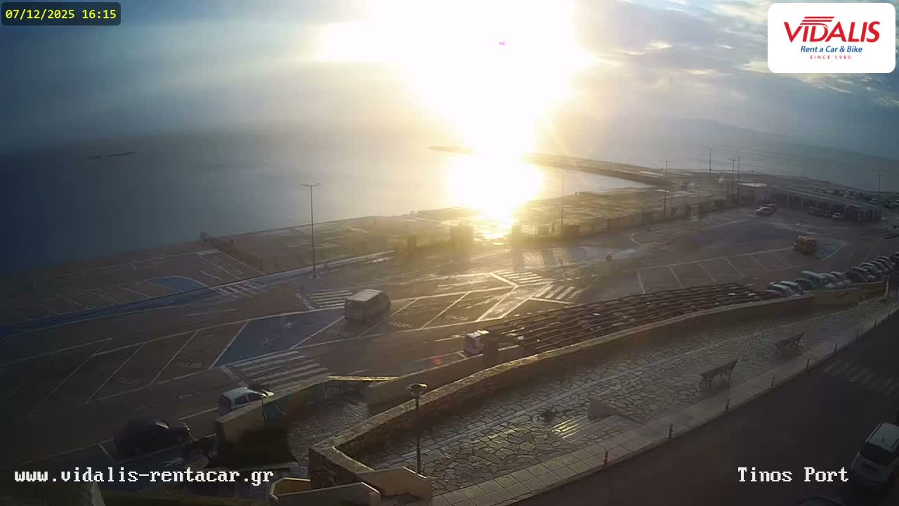 Tinos Port Live Cam - Tinos, Cyclades, South Aegean (Periféreia Notíou Aigaíou), Greece