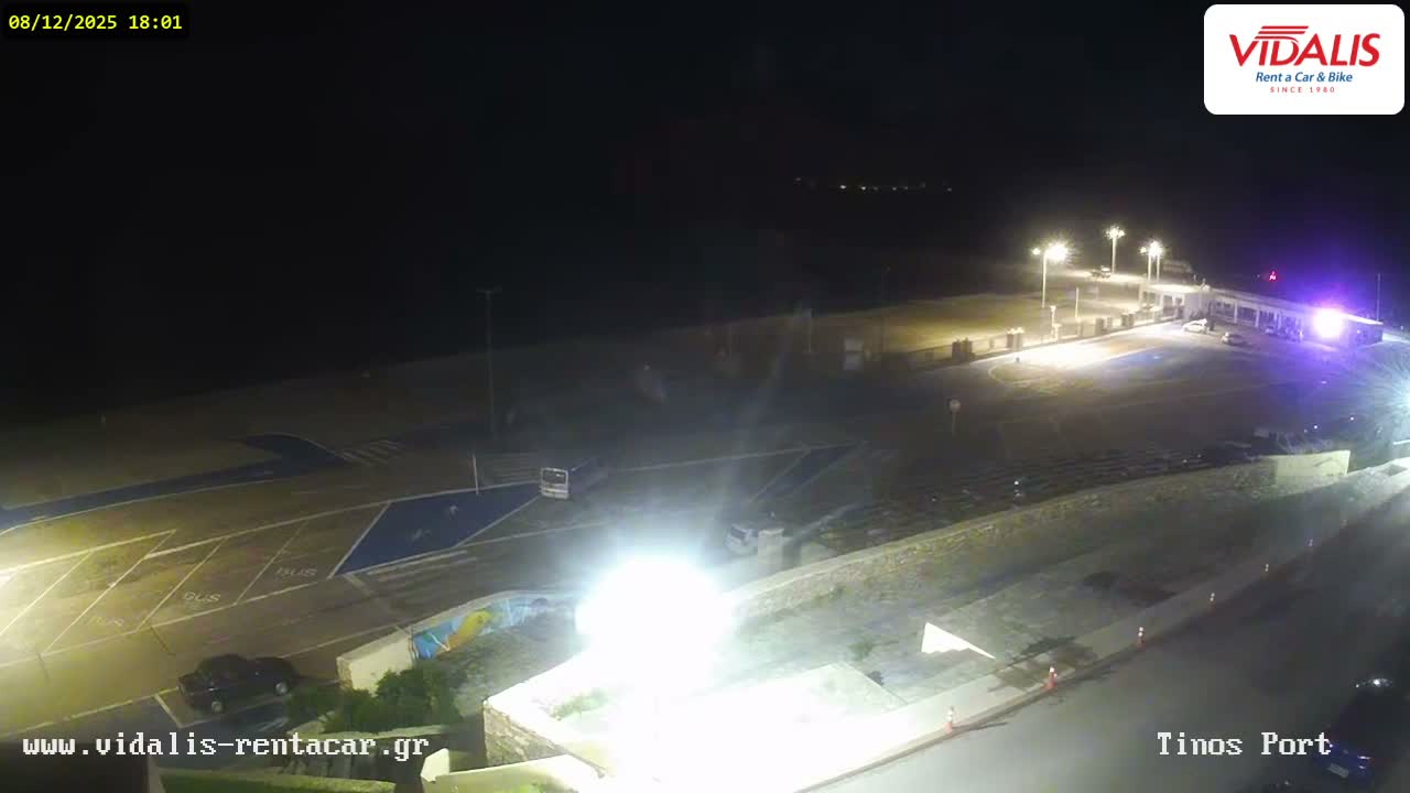 Tinos Port Live Cam - Tinos, Cyclades, South Aegean (Periféreia Notíou Aigaíou), Greece