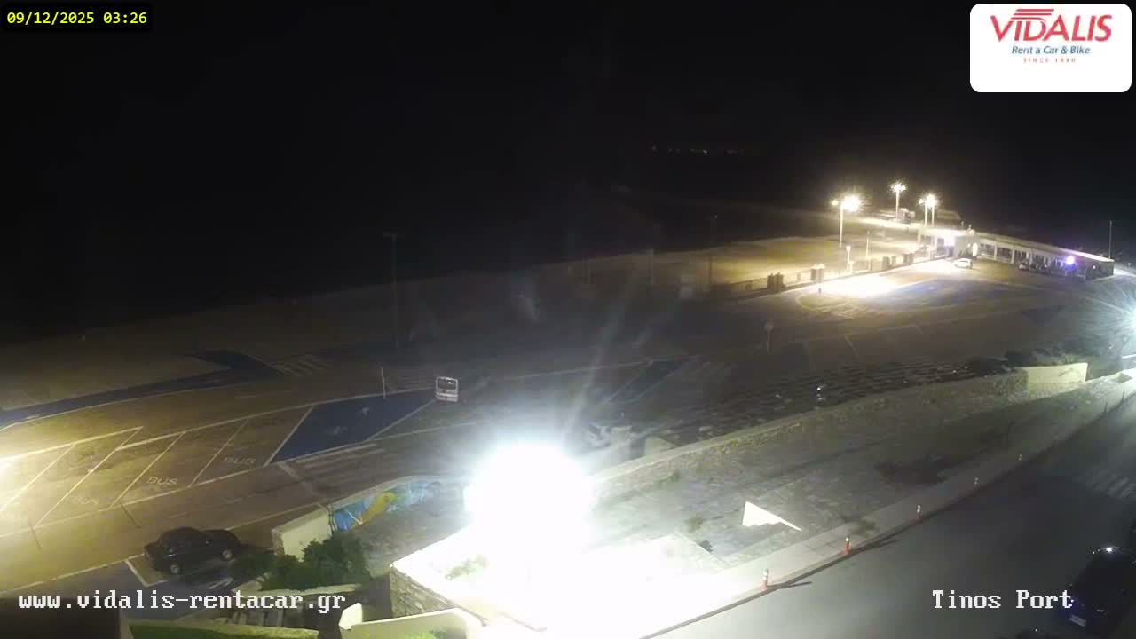 Tinos Port Live Cam - Tinos, Cyclades, South Aegean (Periféreia Notíou Aigaíou), Greece