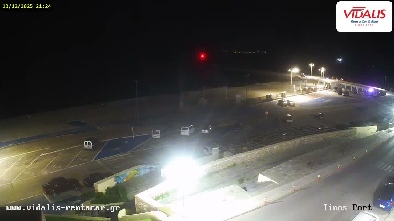 Tinos Port Live Cam - Tinos, Cyclades, South Aegean (Periféreia Notíou Aigaíou), Greece