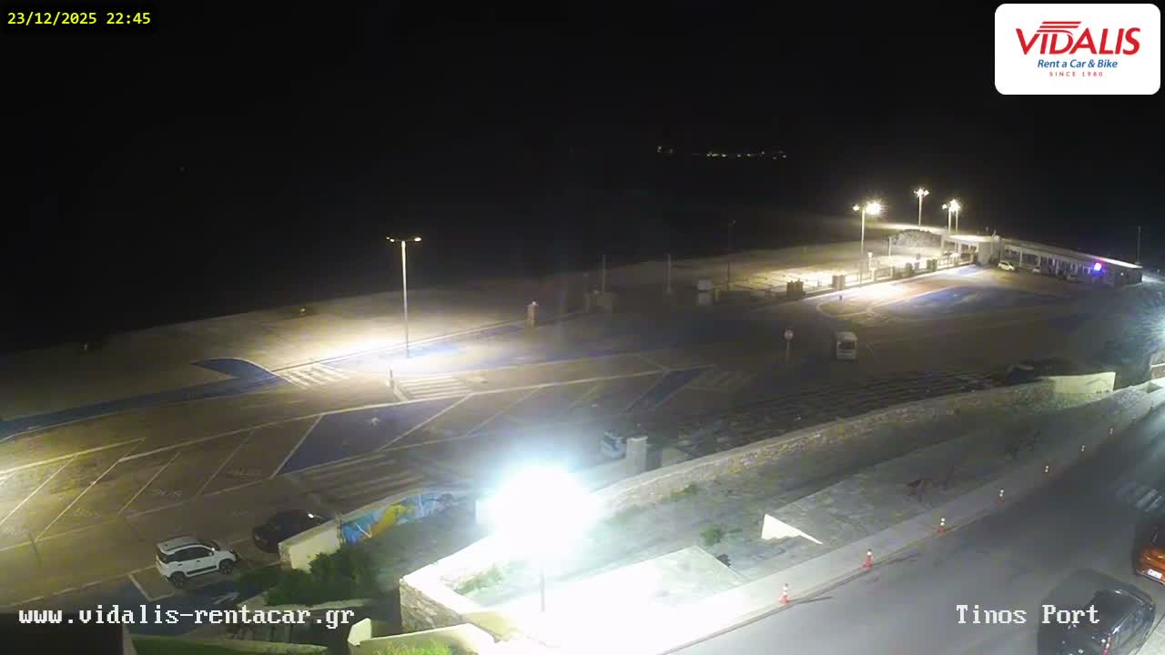 Tinos Port Live Cam - Tinos, Cyclades, South Aegean (Periféreia Notíou Aigaíou), Greece