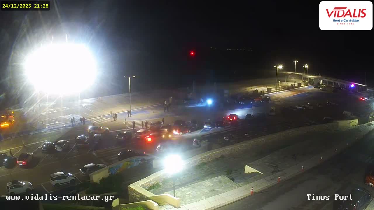Tinos Port Live Cam - Tinos, Cyclades, South Aegean (Periféreia Notíou Aigaíou), Greece