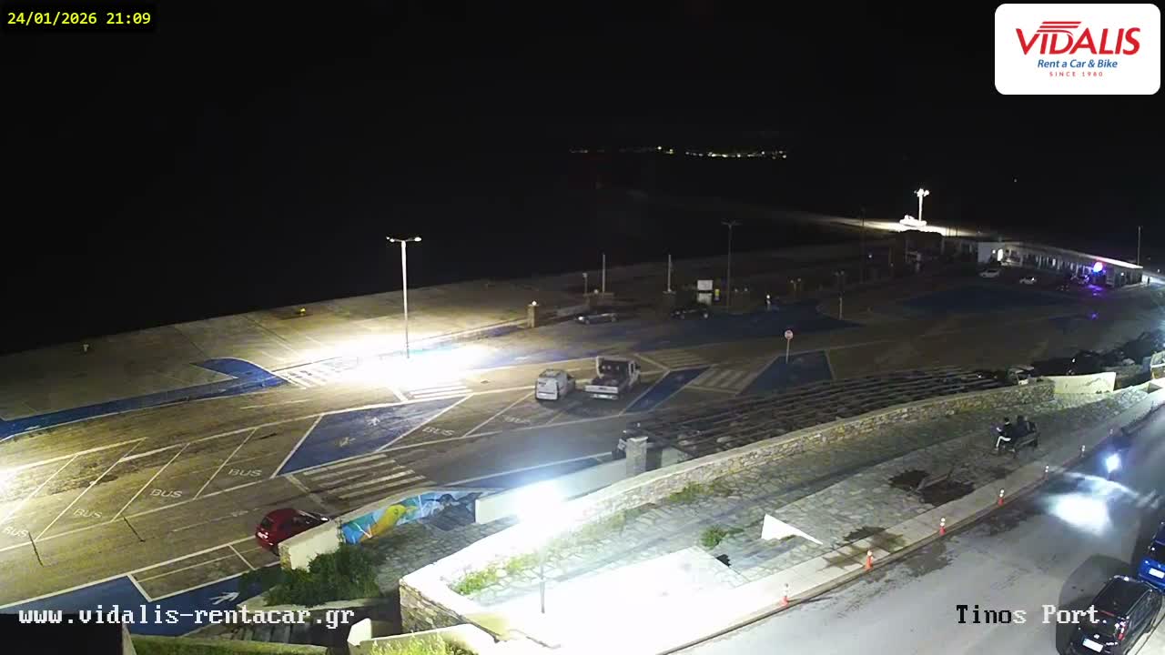 Tinos Port Live Cam - Tinos, Cyclades, South Aegean (Periféreia Notíou Aigaíou), Greece