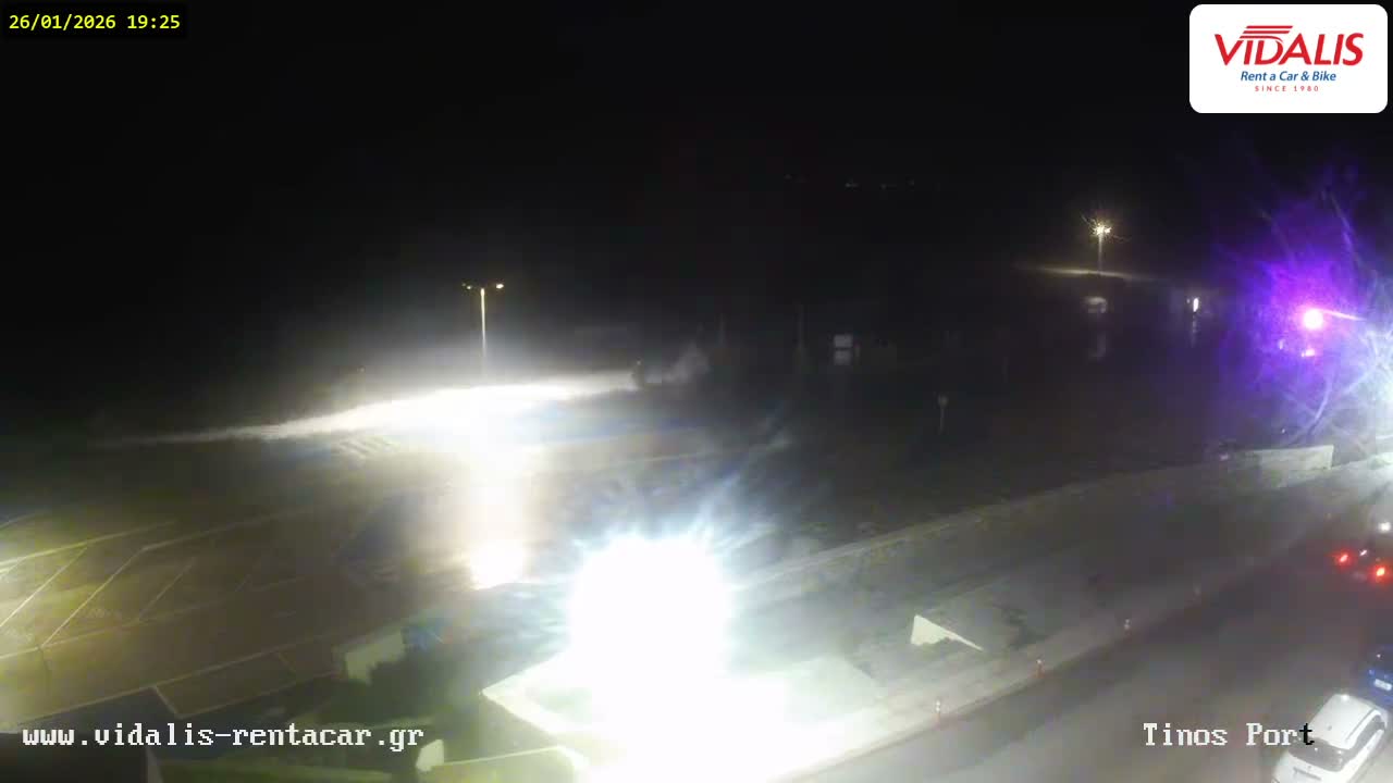 Tinos Port Live Cam - Tinos, Cyclades, South Aegean (Periféreia Notíou Aigaíou), Greece