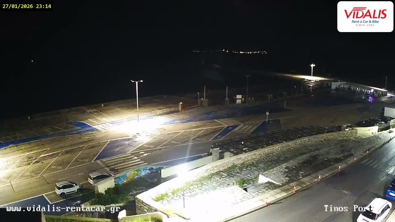 Tinos Port Live Cam - Tinos, Cyclades, South Aegean (Periféreia Notíou Aigaíou), Greece