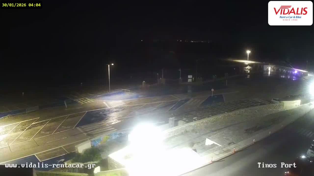 Tinos Port Live Cam - Tinos, Cyclades, South Aegean (Periféreia Notíou Aigaíou), Greece