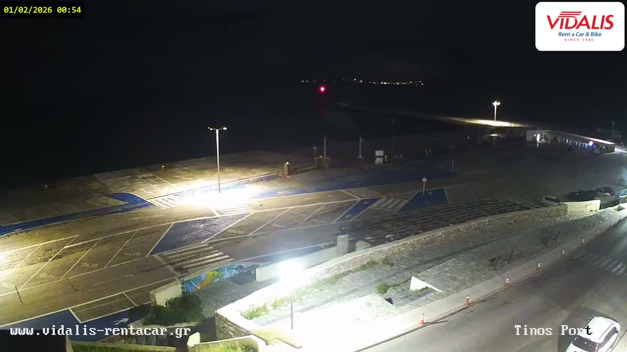 Tinos Port Live Cam - Tinos, Cyclades, South Aegean (Periféreia Notíou Aigaíou), Greece