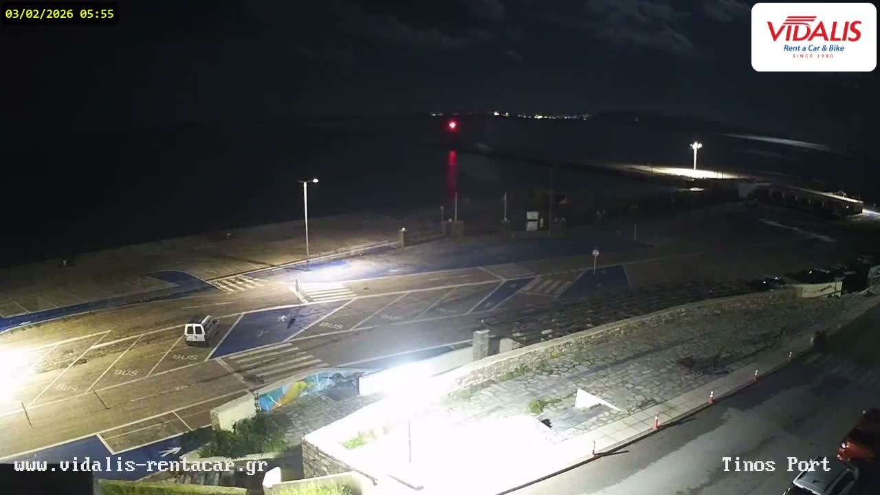 Tinos Port Live Cam - Tinos, Cyclades, South Aegean (Periféreia Notíou Aigaíou), Greece