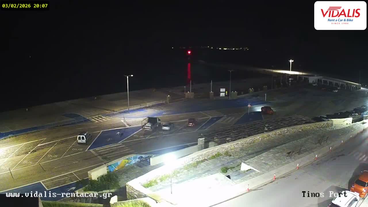 Tinos Port Live Cam - Tinos, Cyclades, South Aegean (Periféreia Notíou Aigaíou), Greece
