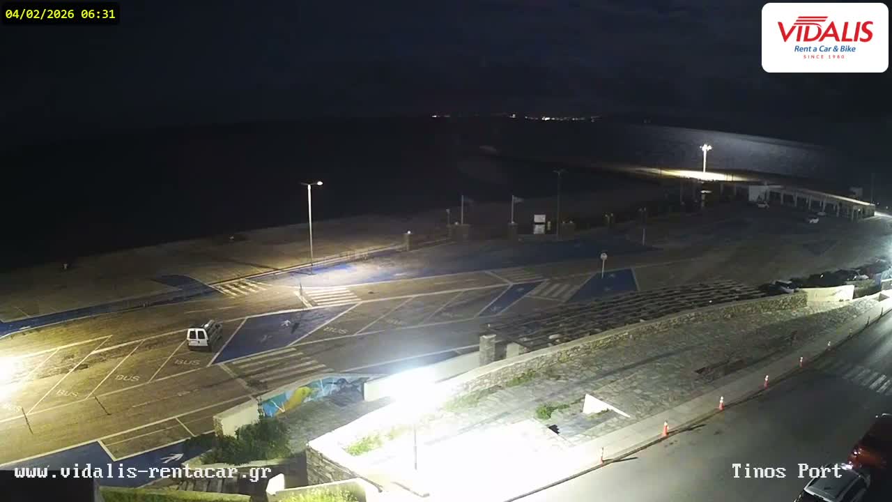 Tinos Port Live Cam - Tinos, Cyclades, South Aegean (Periféreia Notíou Aigaíou), Greece