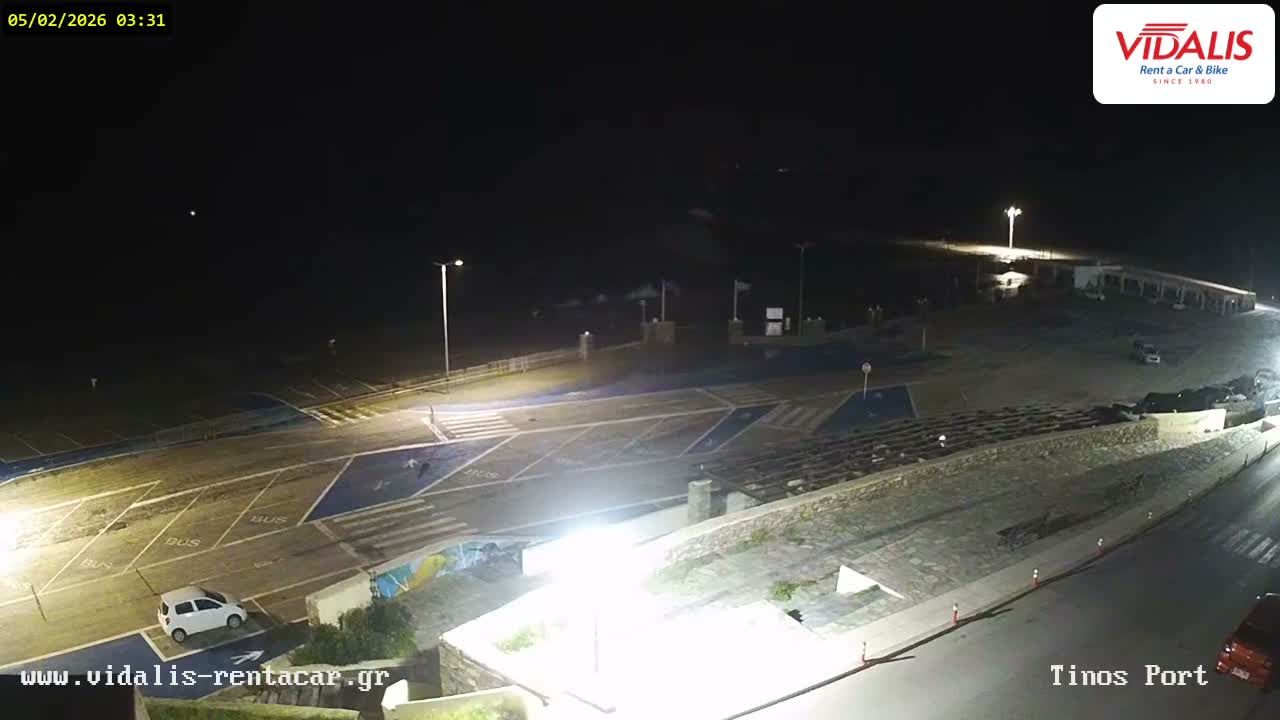 Tinos Port Live Cam - Tinos, Cyclades, South Aegean (Periféreia Notíou Aigaíou), Greece